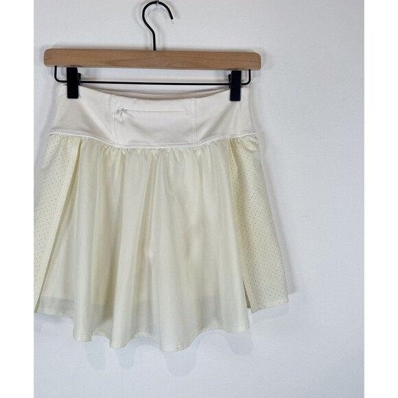 Spanx Womens Skort White Get Moving Mini Skirt A Line Tennis Stretch Golf Small - Picture 7 of 8